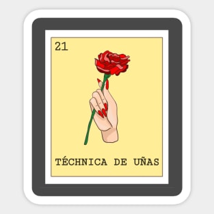 Loteria “Technica de Uñas” Nail Tech Sticker